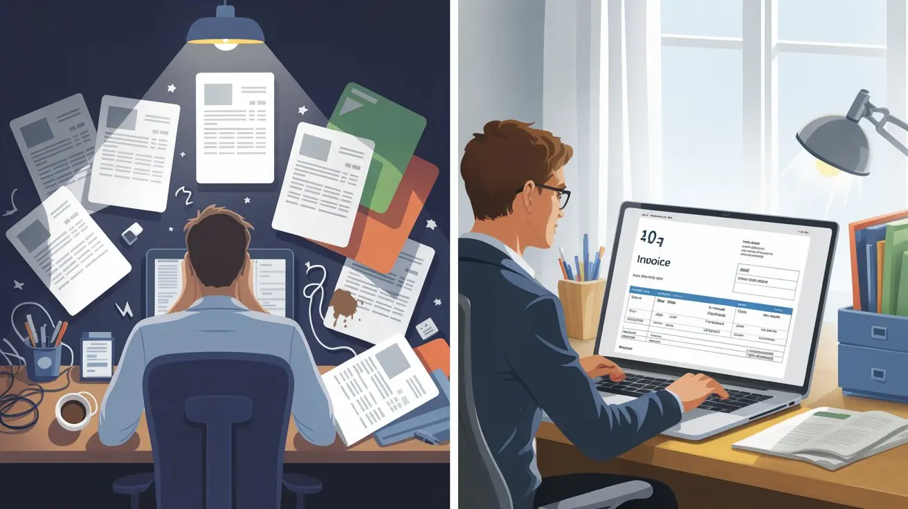 A freelancer working on a laptop