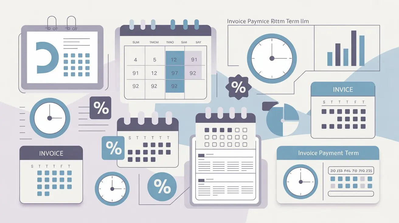 A calendar with payment due dates
